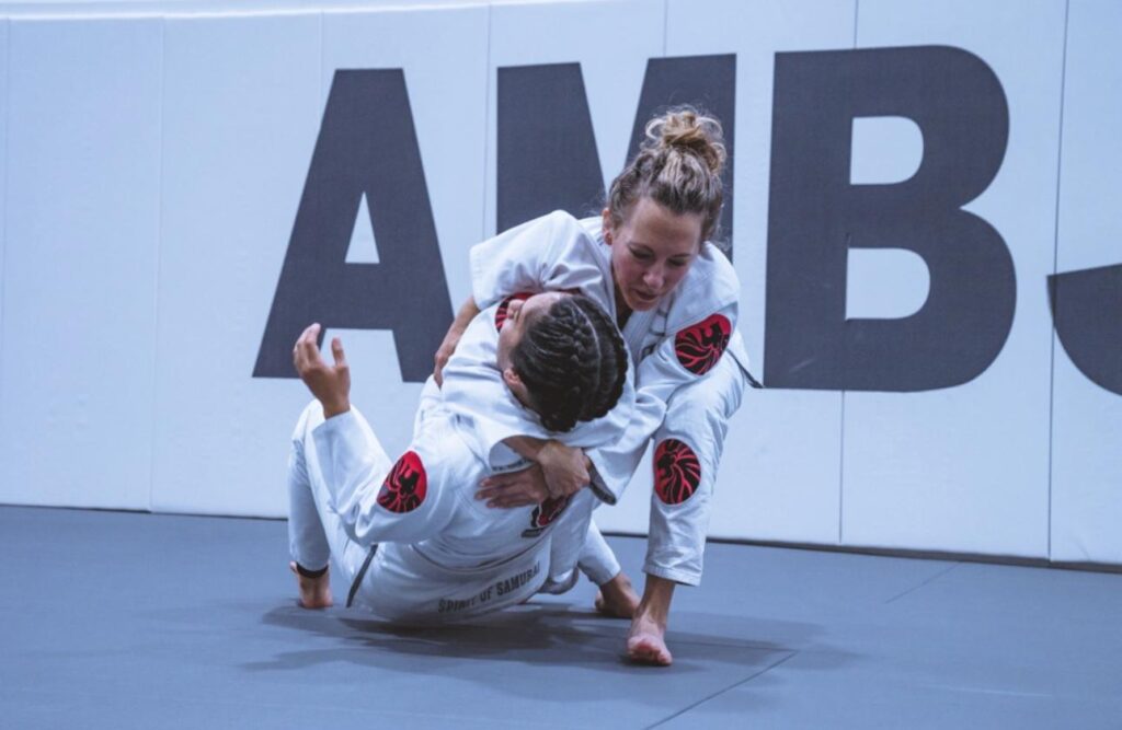 training bjj and self defense on class